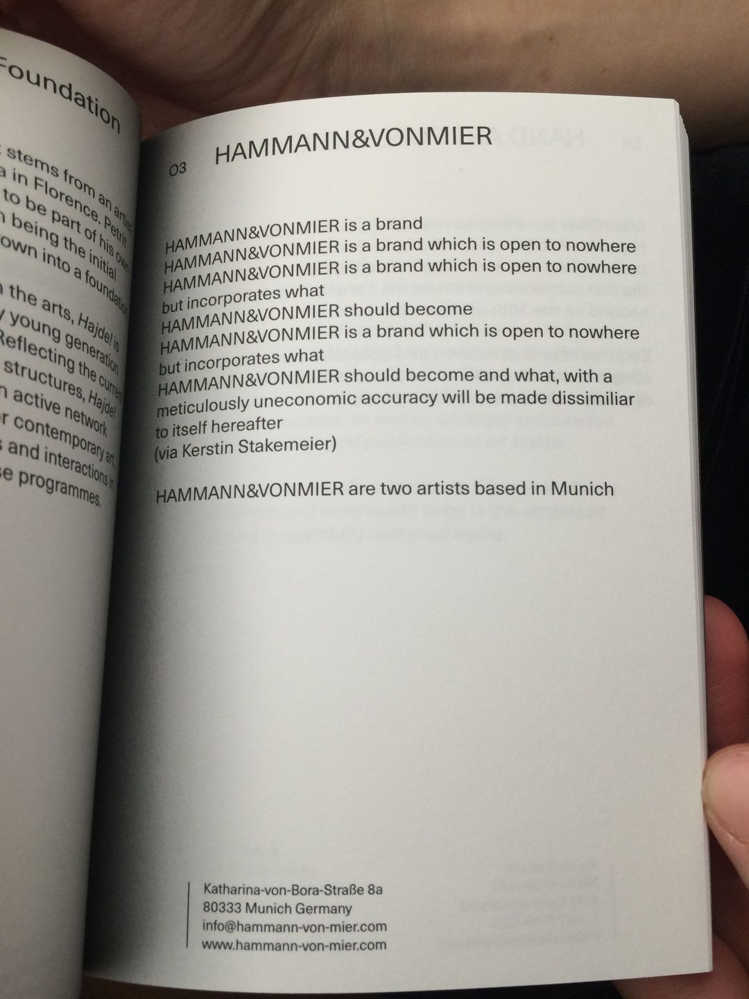 Booklet text 
