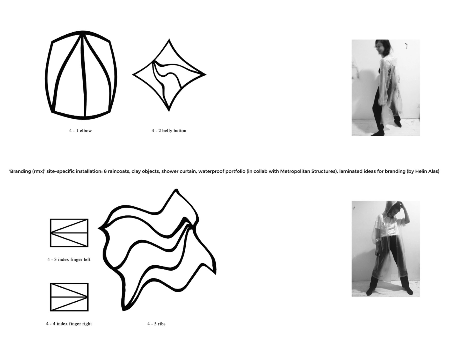 Stretchy logo and raincoat edition